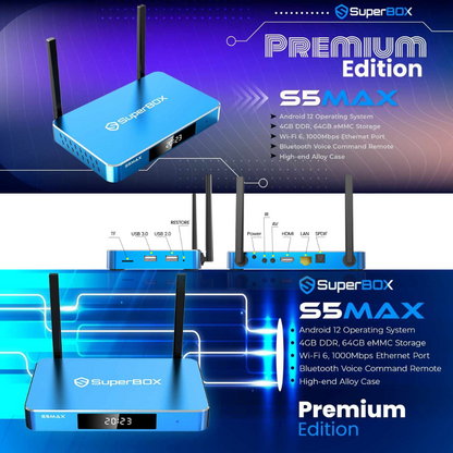 Superbox S5 Max | Android Streaming Box | Vseeboxshop