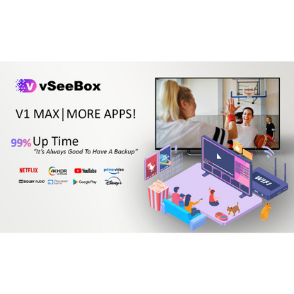 Vseebox V1 Max | V1 Max with Voice Remote | vseeboxshop.com