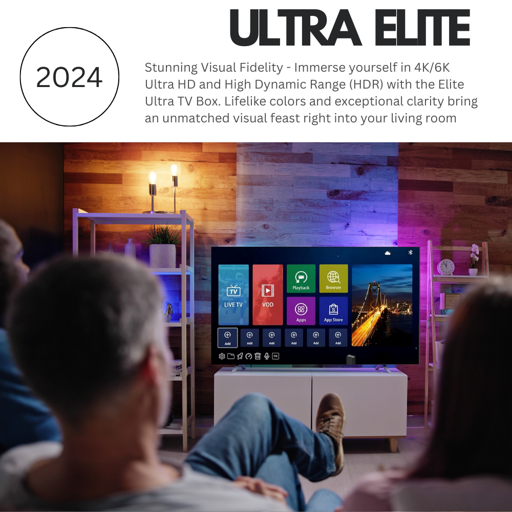 Elite Ultra Android 12 Tv Box | Tv Box Android | Vseeboxshop