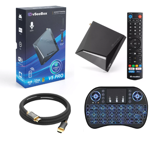 Vseebox V5 Pro | V5 Pro with Voice Remote | Vseeboxshop