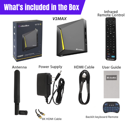 Vseebox V1 Max | V1 Max with Voice Remote | vseeboxshop.com