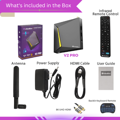 Vseebox v2 pro | V2 Pro with Voice Remote | vseeboxshop.com