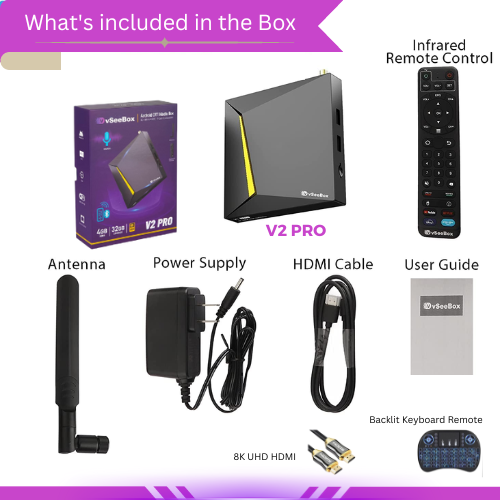 Vseebox v2 pro | V2 Pro with Voice Remote | vseeboxshop.com